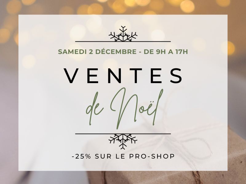 Ventes de Noël le 2 décembre