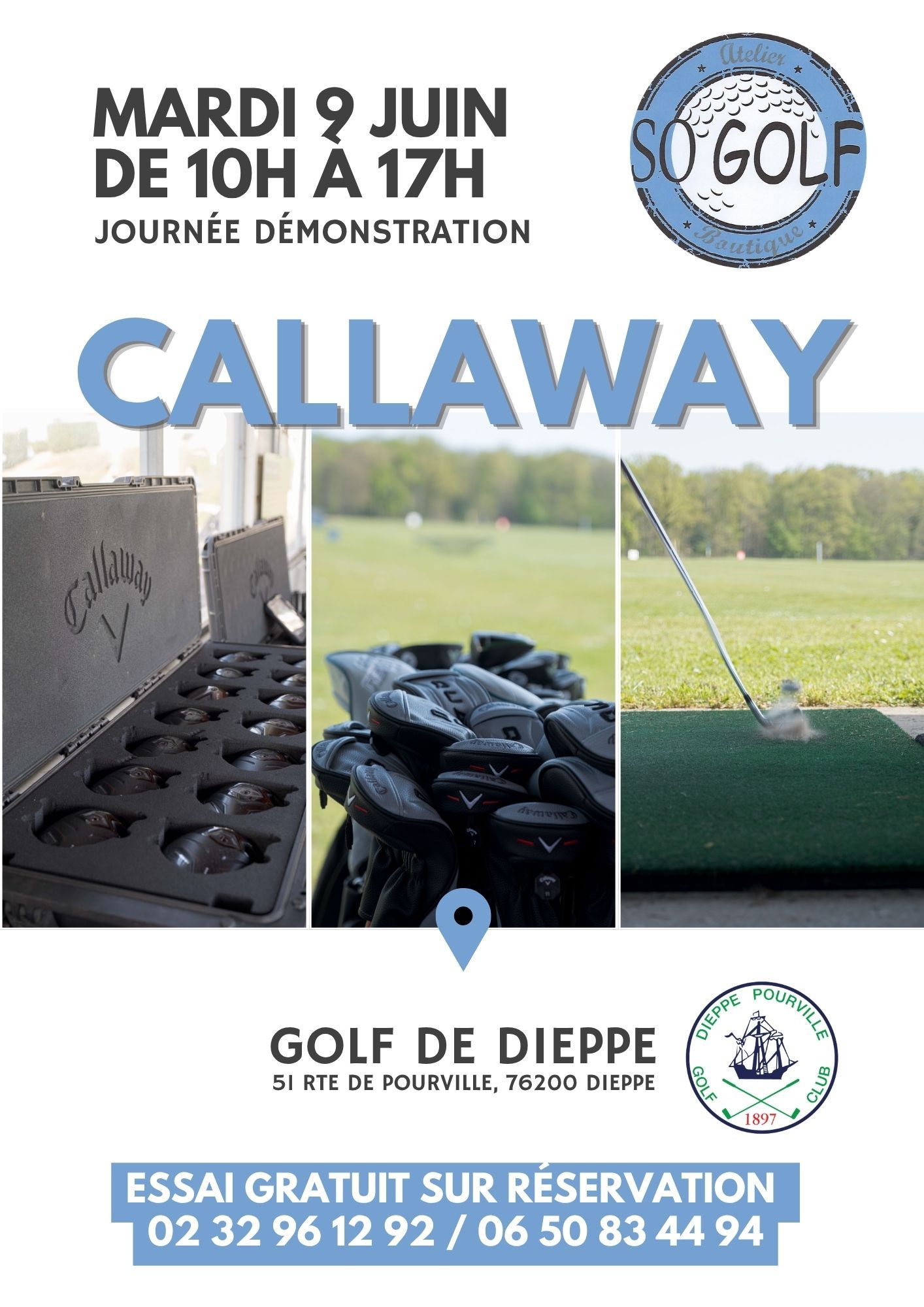 Journée de Démonstration Callaway - Mardi 9 Juin